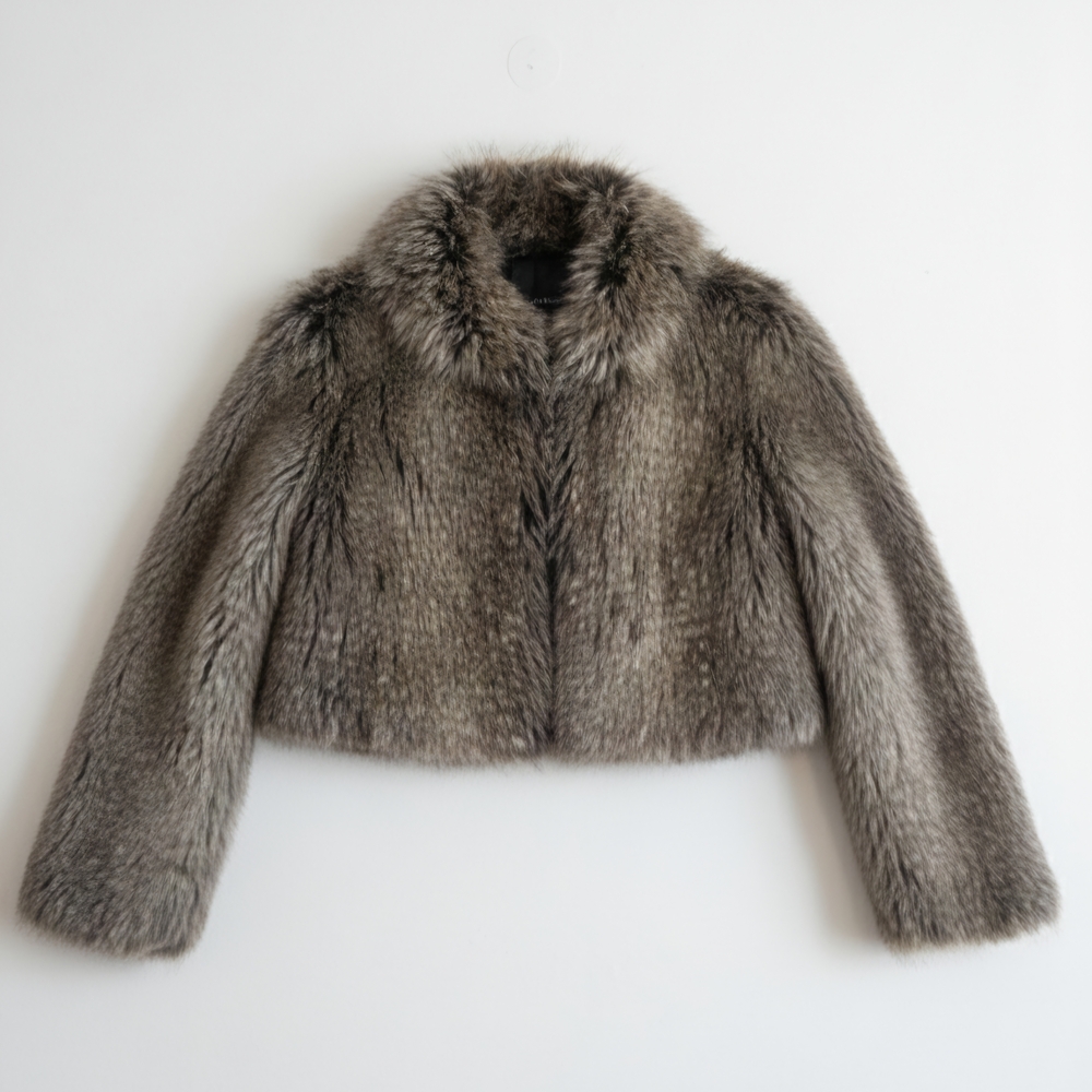 Graham & Spencer Faux Fur Trimmed Coat
